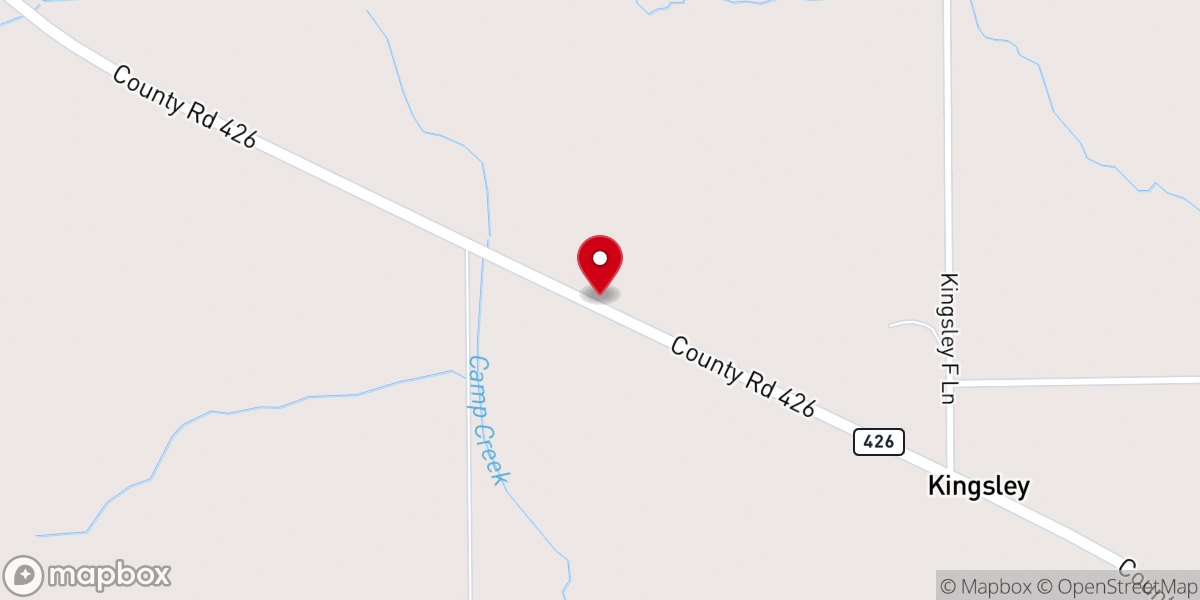 Map showing location of Cornell Township