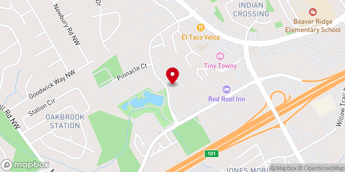 Map showing location of Iglesia Pentecostal Bethel de Atlanta