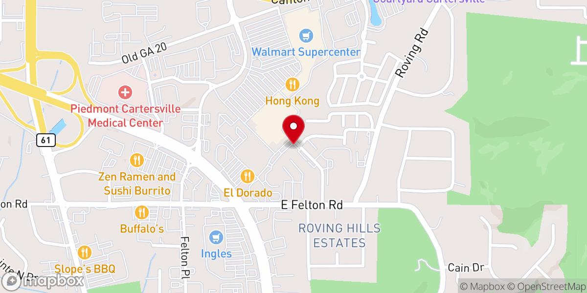 Map showing location of Forever Blessed Ministries