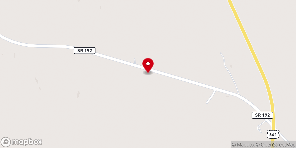 Map showing location of Yellow Spring Church