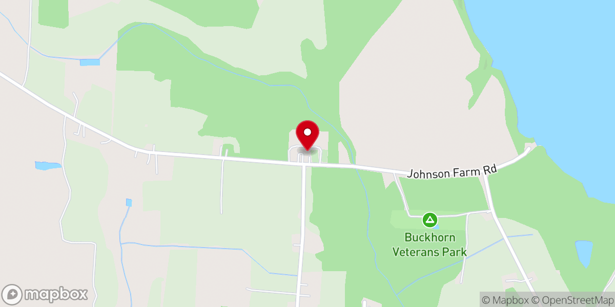 Map showing location of Mt Zion Freewill Baptist C
