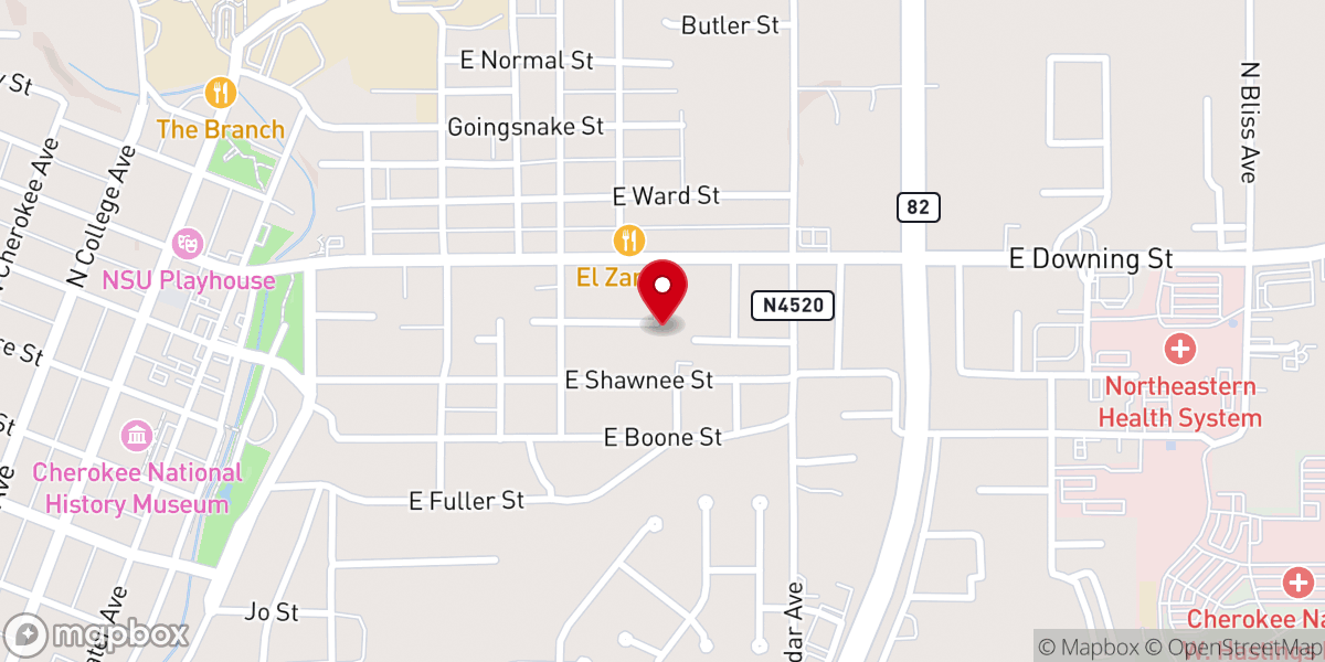 Map showing location of King's Aid Station