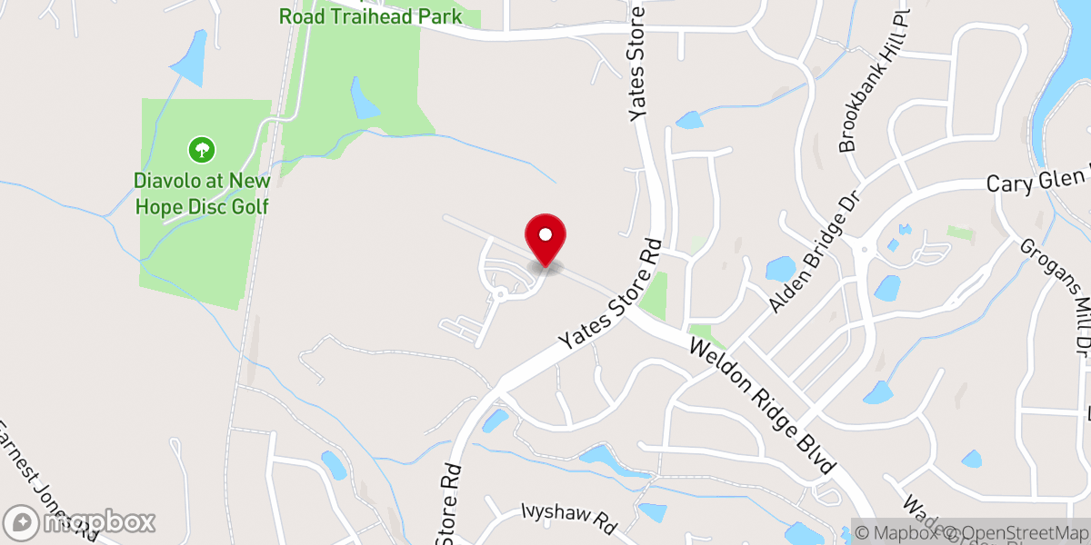 Map showing location of Mother Teresa Catholic Church