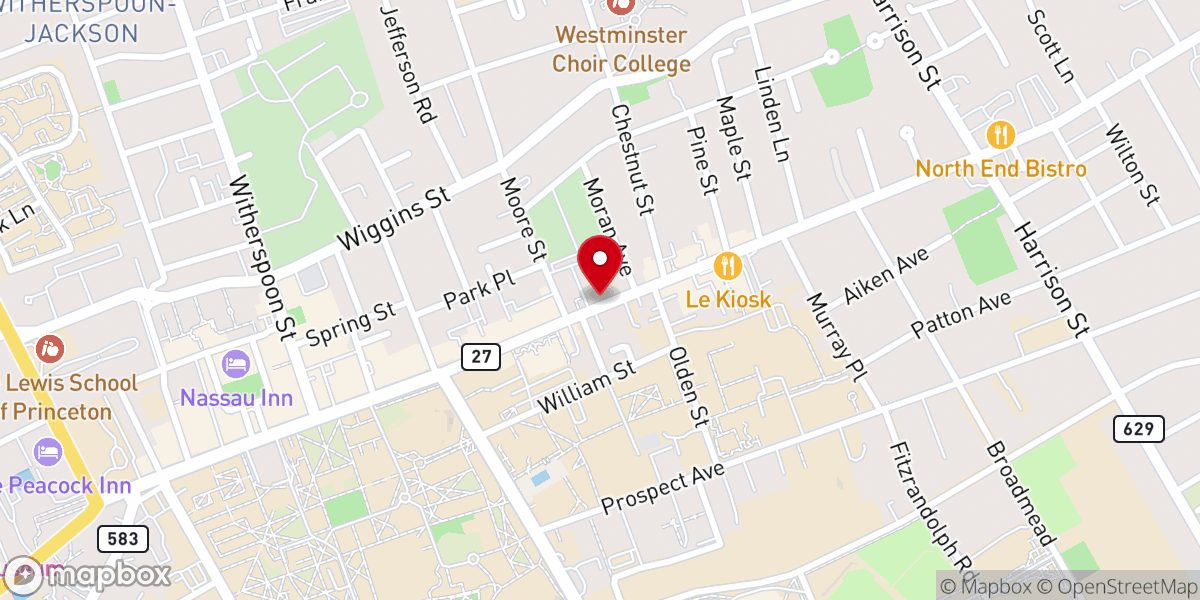 Map showing location of St Paul Catholic Church