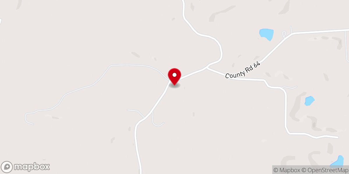 Map showing location of Mount Calvary Church