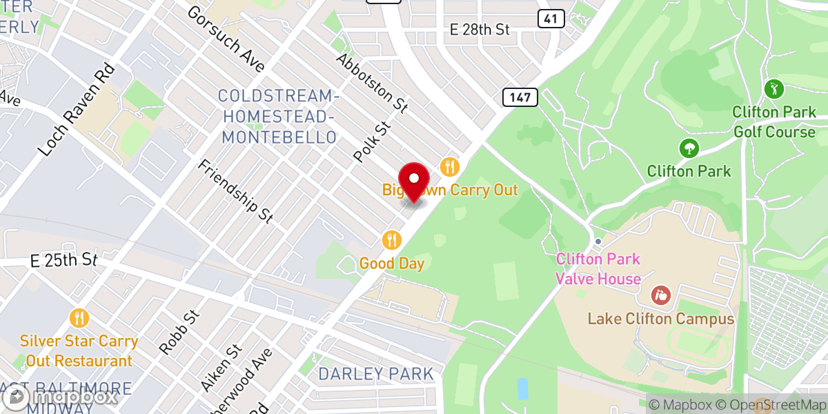 Map showing location of Redeemed Apostolic Church of Christ