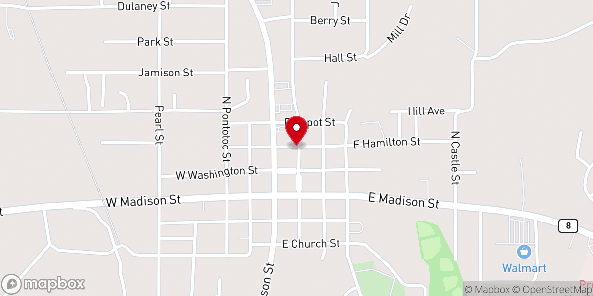 Map showing location of Glen Savell Ministries Inc