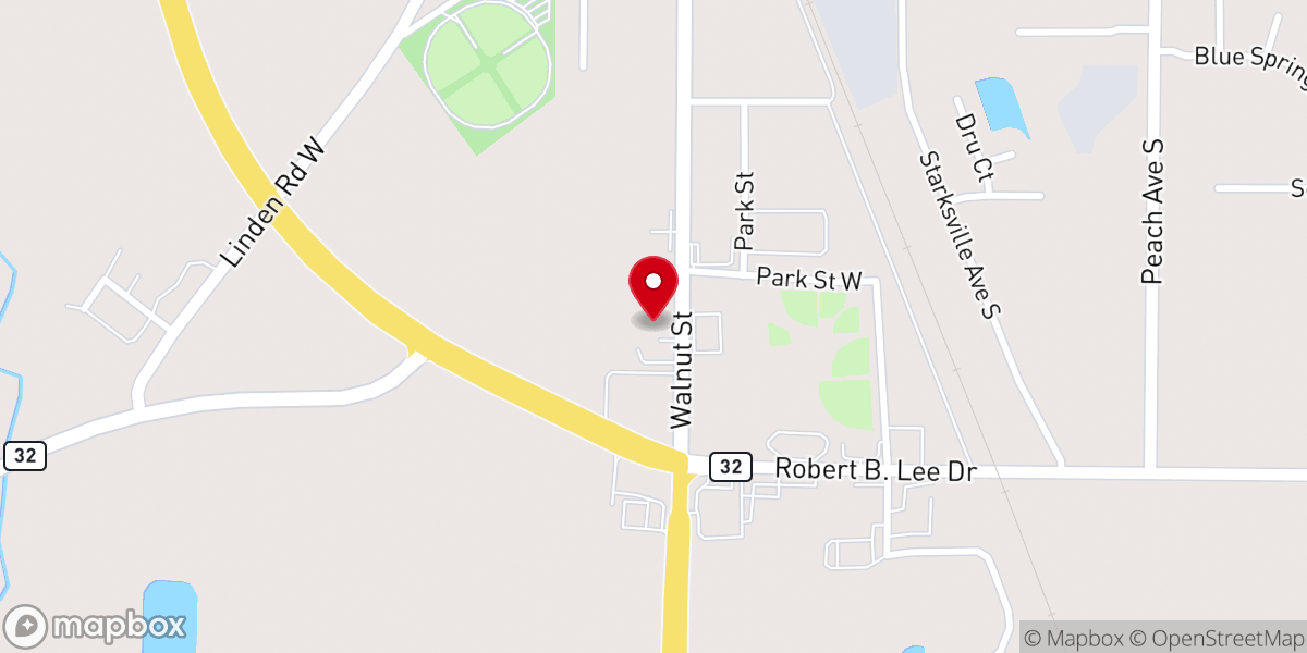 Map showing location of Vine at Leesburg Inc