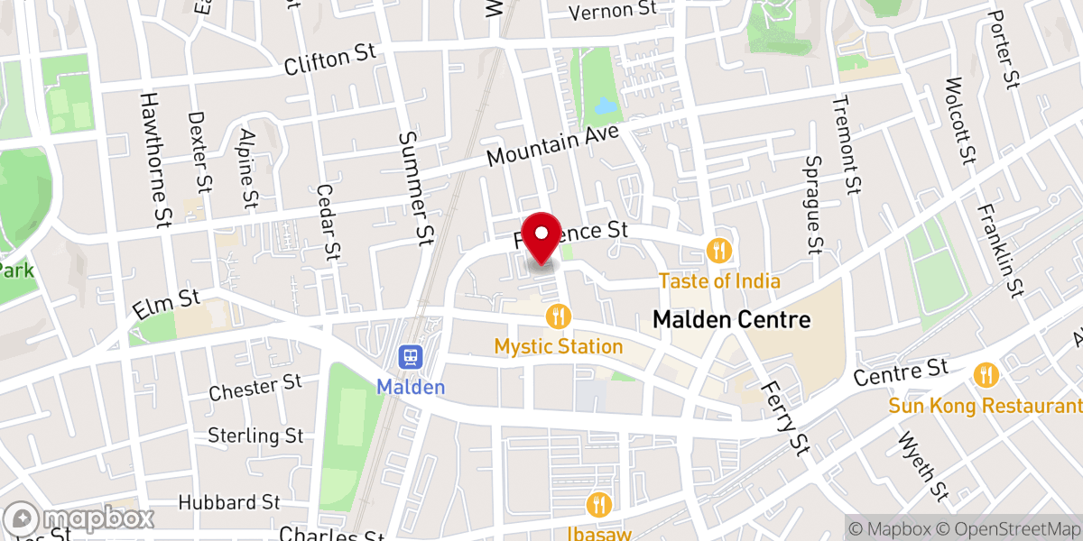 Map showing location of St Pauls Parish