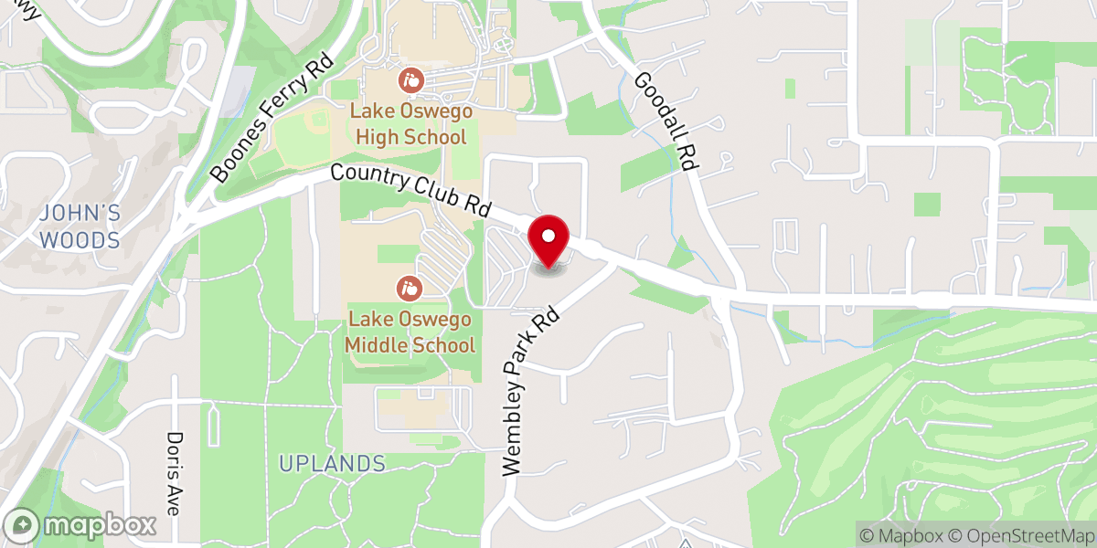 Map showing location of River West Church