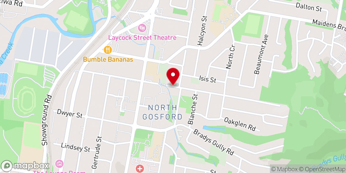 Map showing location of Our Lady of Rosary Catholic Church