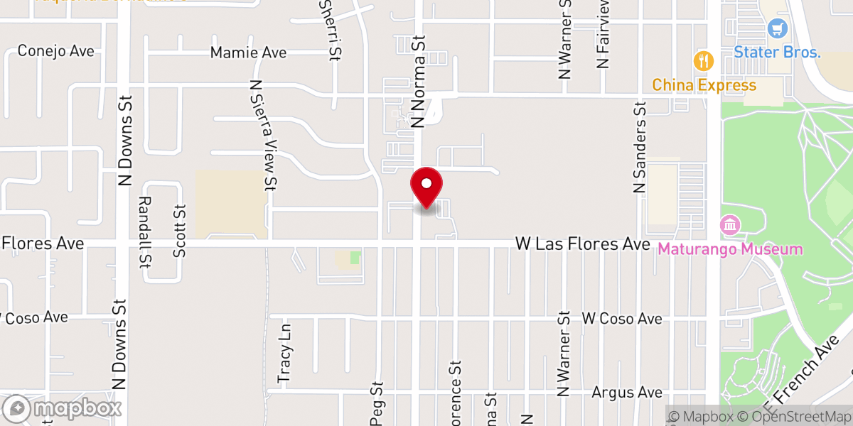 Map showing location of Grace Lutheran Church