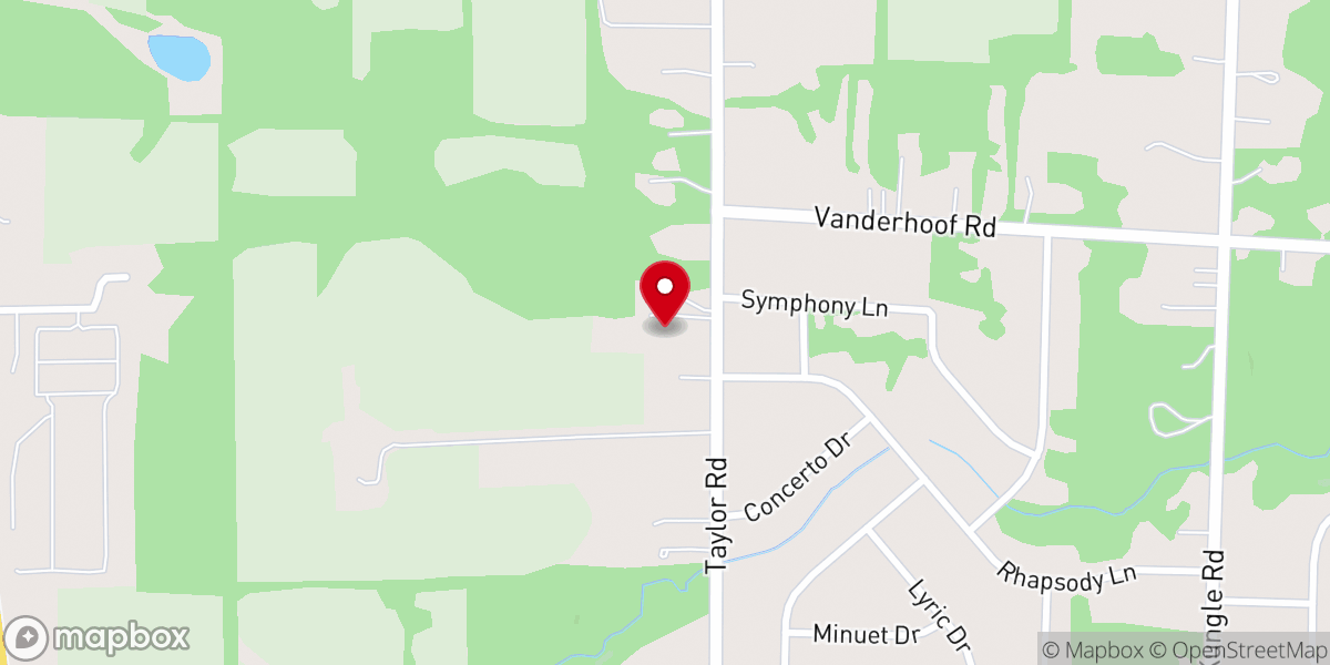 Map showing location of Valley Community Church