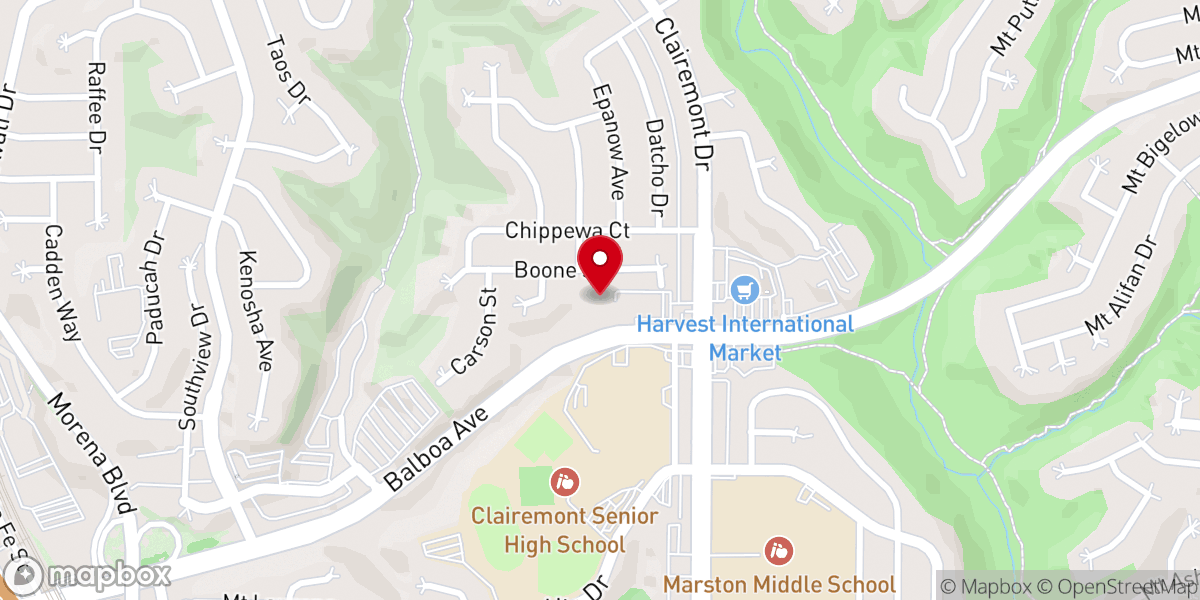 Map showing location of Awaken Church | BAY HO CAMPUS