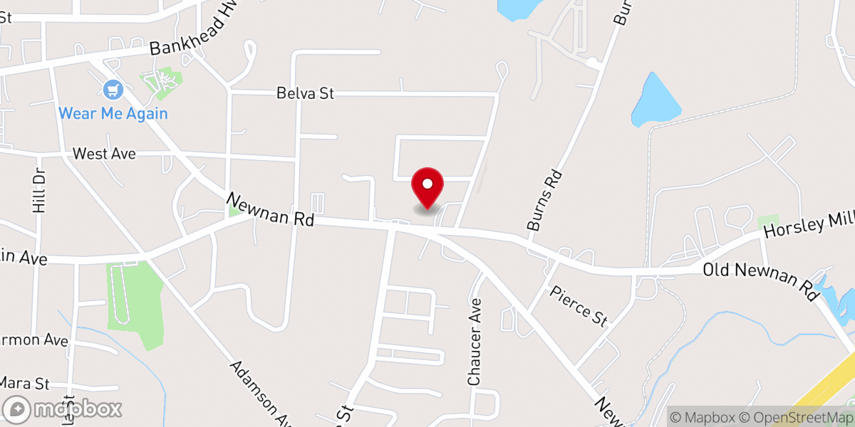 Map showing location of New Beginnings Ministries Church of God in Christ