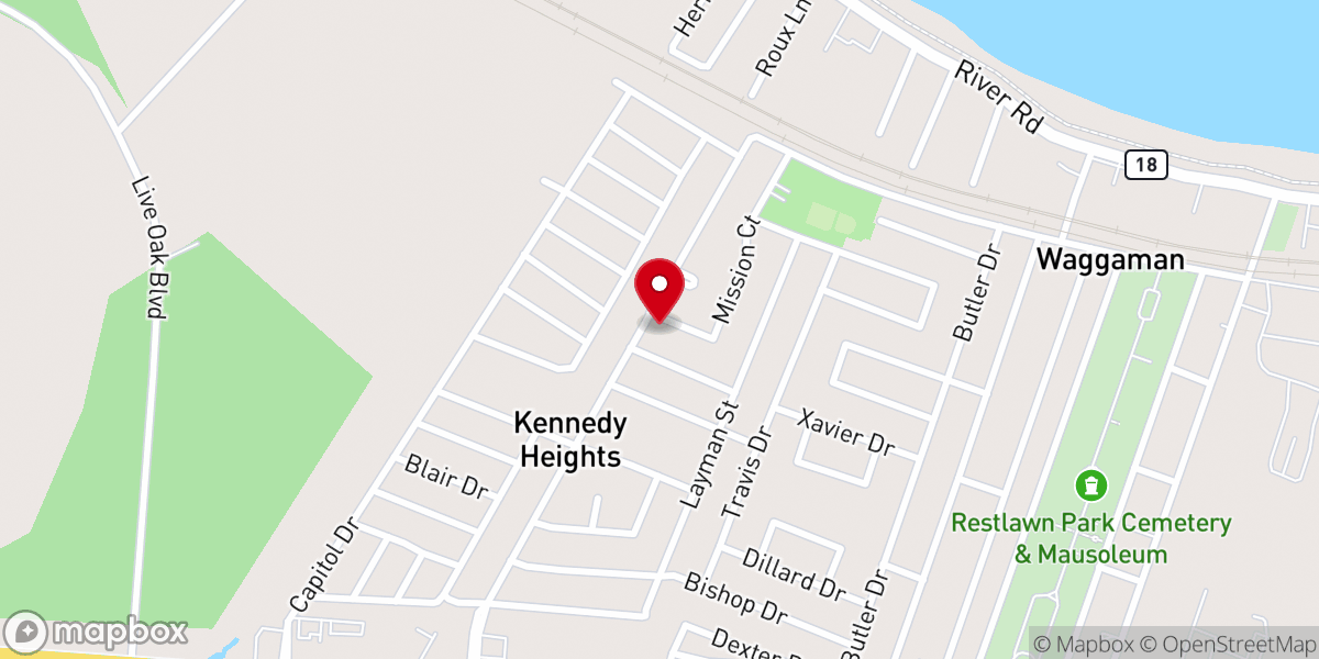 Map showing location of Avondale Church-God-Christ