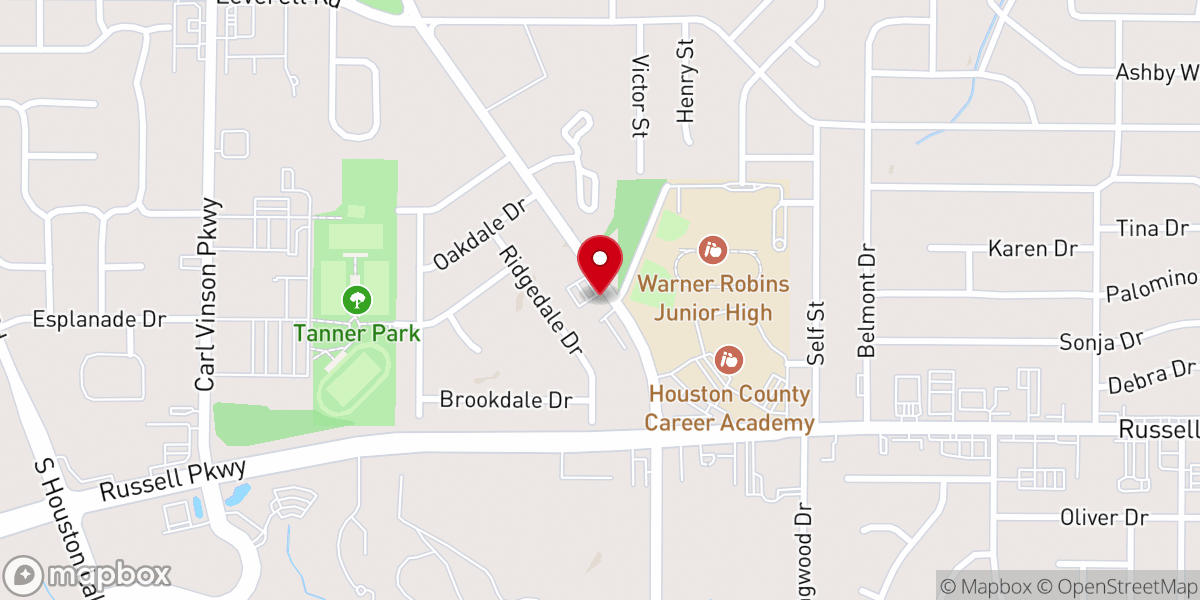 Map showing location of City Church Of God