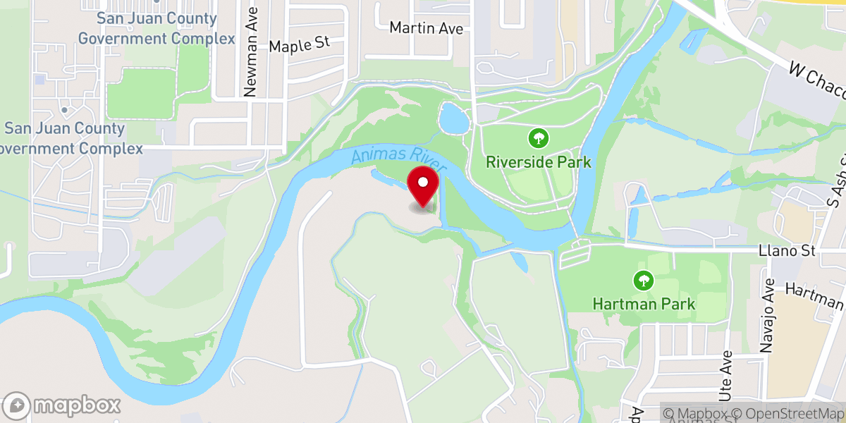 Map showing location of Cedar Hill Baptist Church Inc