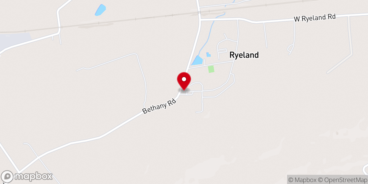 Map showing location of Bethany Children's Home