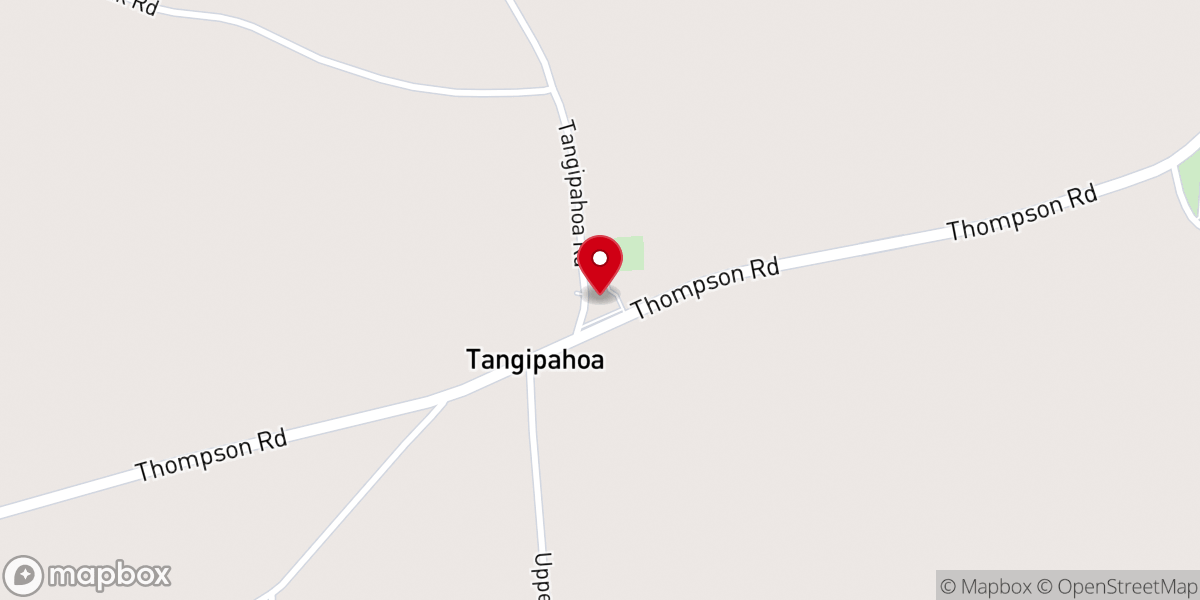 Map showing location of Tangipahoa Baptist Church