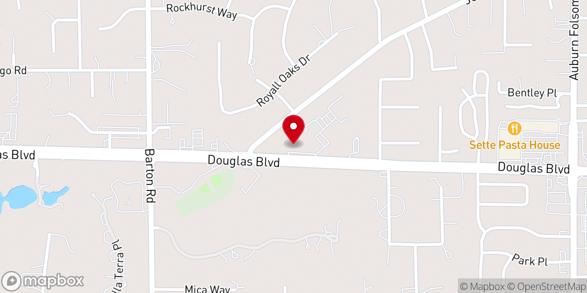 Map showing location of Church of the King Sacramento