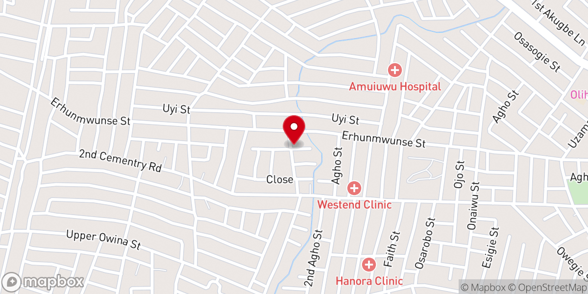 Map showing location of Winners chapel (Living Faith Church)