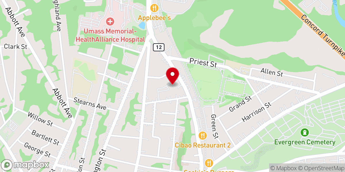 Map showing location of Pulse Church