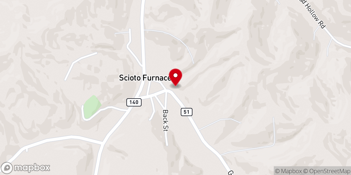 Map showing location of Bloom Church