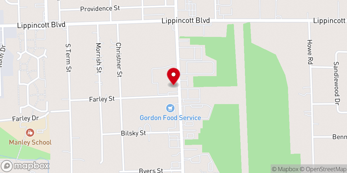 Map showing location of Triumph Ebenezer Ministries