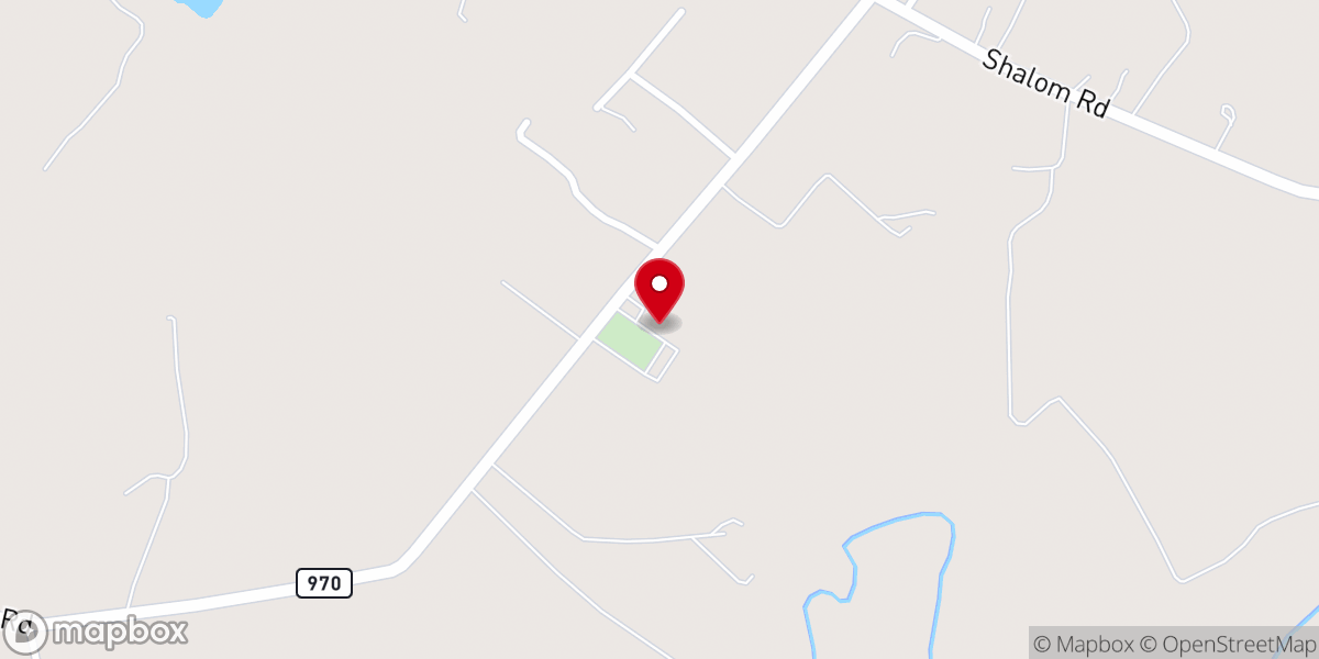 Map showing location of Springdale Mennonite Church