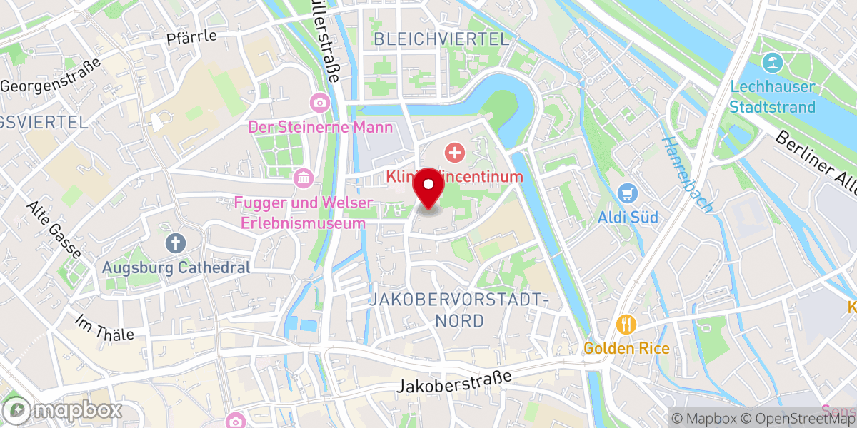 Map showing location of Klosterkirche St. Maximilian