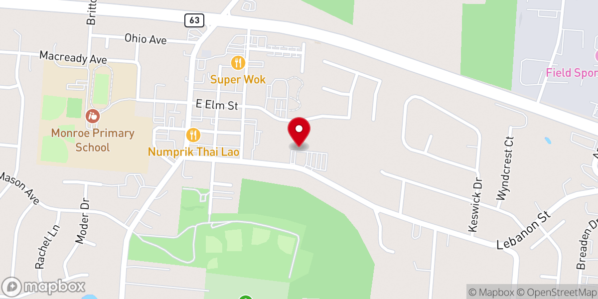 Map showing location of Our Lady of Sorrows Roman Catholic Church