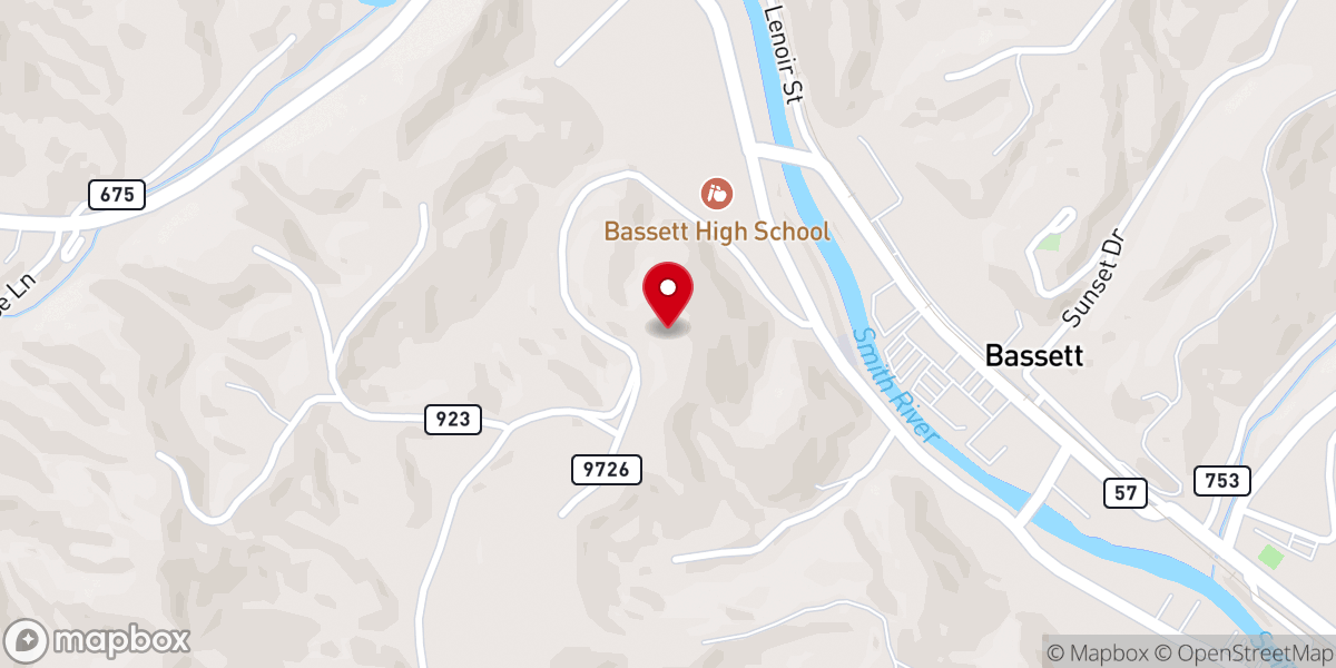 Map showing location of Star of Bethlehem Church