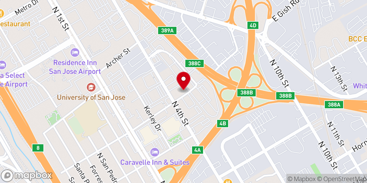 Map showing location of Indonesian Evangelical Church