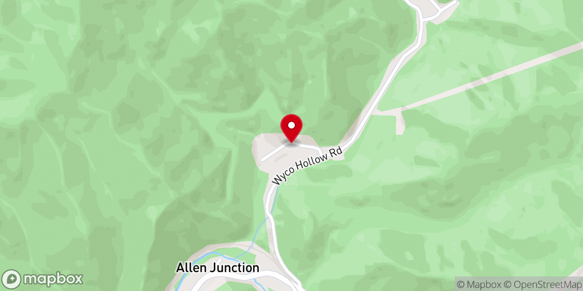 Map showing location of Mt. Grove Baptist Church