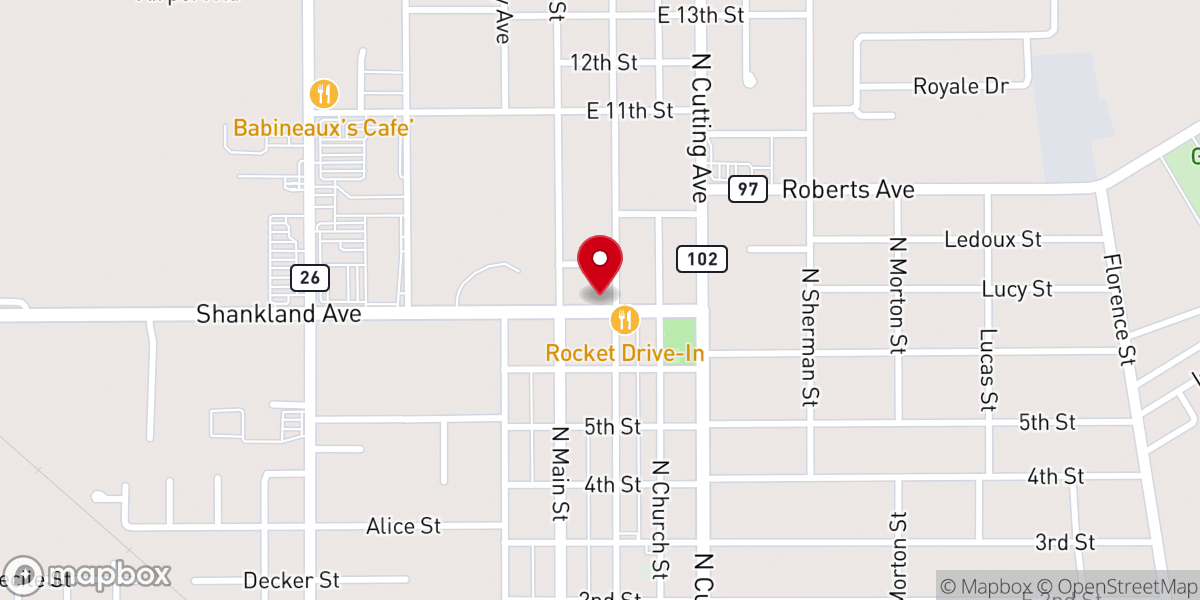 Map showing location of North Chapel