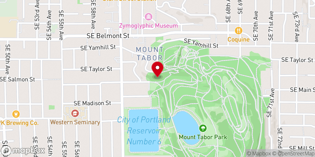 Map showing location of MT Tabor Presbyterian Church Foundation Inc