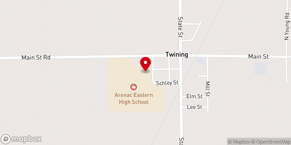 Map showing location of Christway Fellowship Church (Actual)