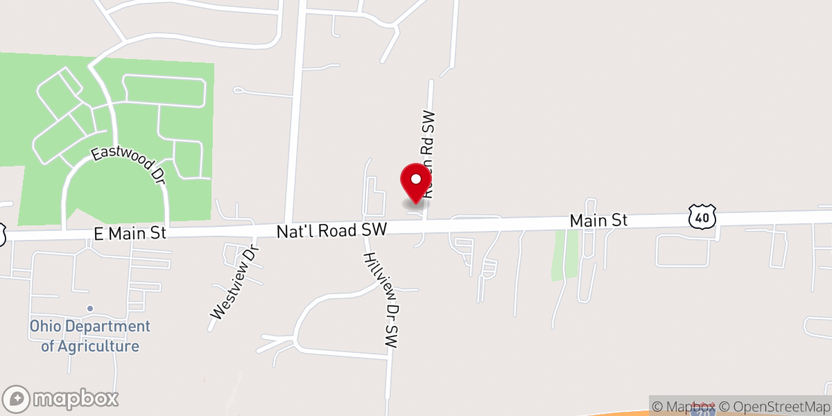 Map showing location of Revival Baptist Church