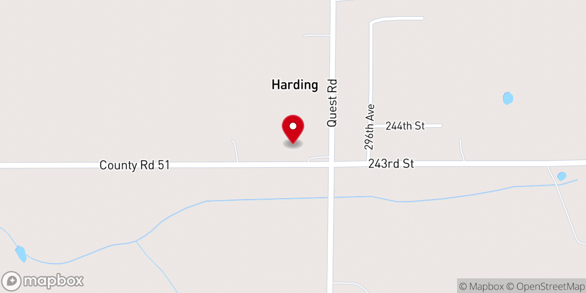 Map showing location of Holy Cross Church