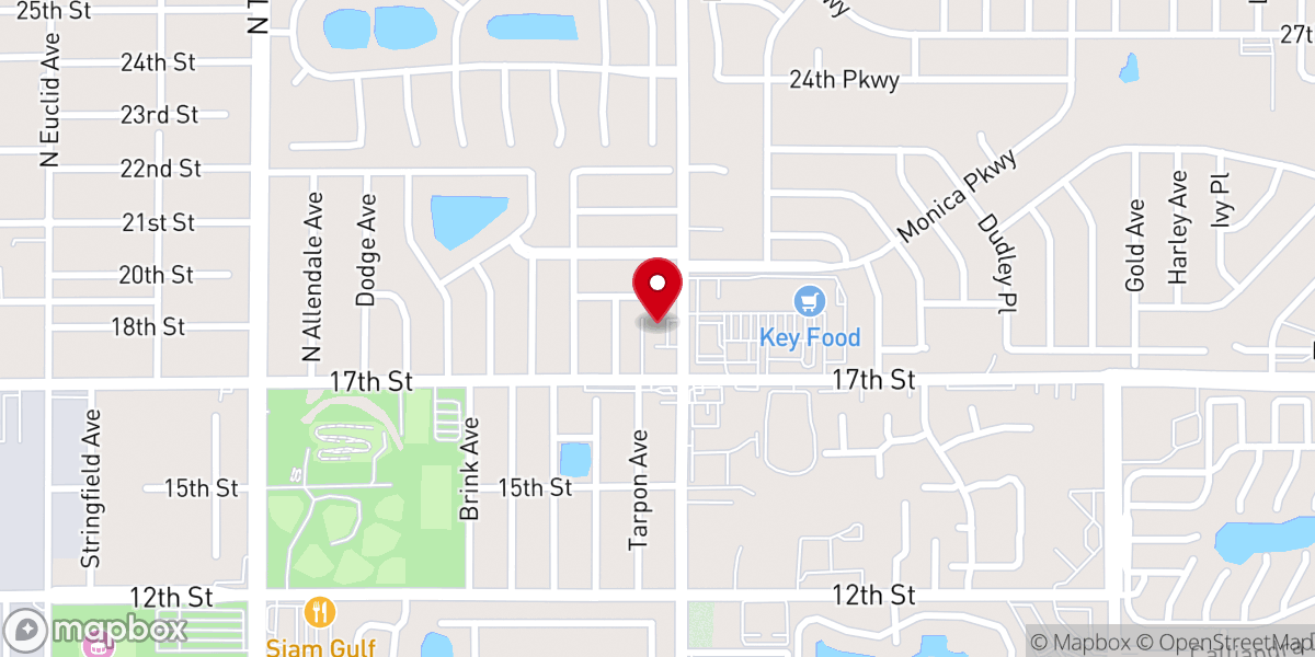 Map showing location of Living Sanctuary Inc