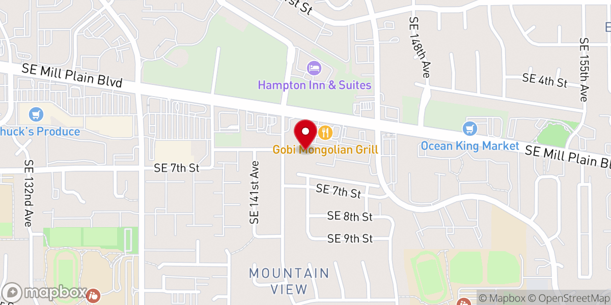 Map showing location of Mannahouse - Vancouver