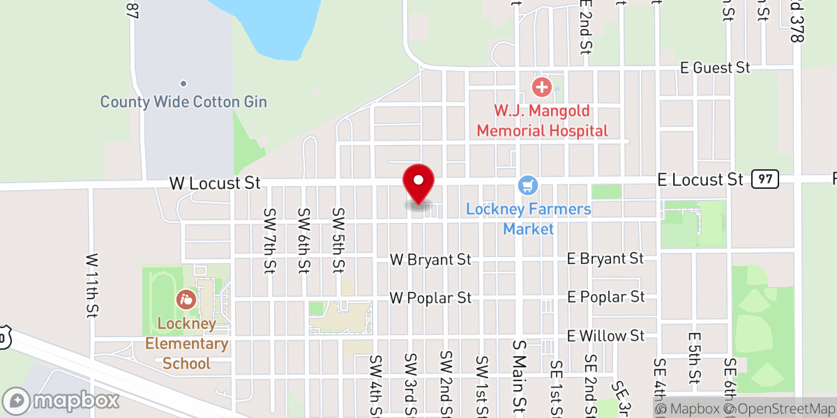 Map showing location of West College and 3rd Church of Christ