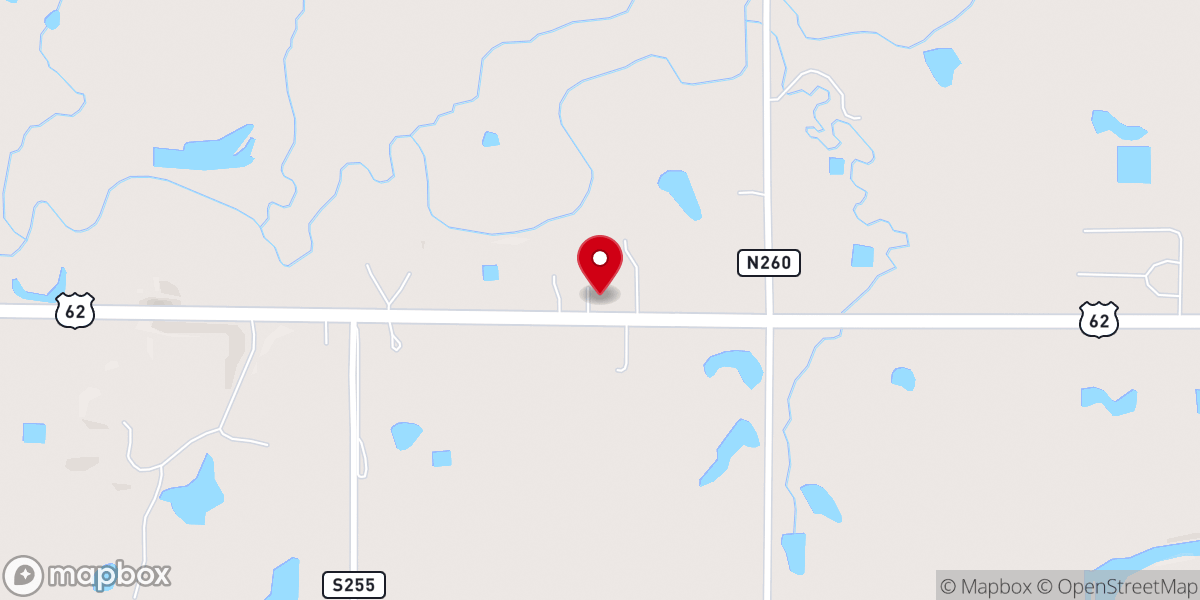Map showing location of Okmulgee Seventh-day Adventist