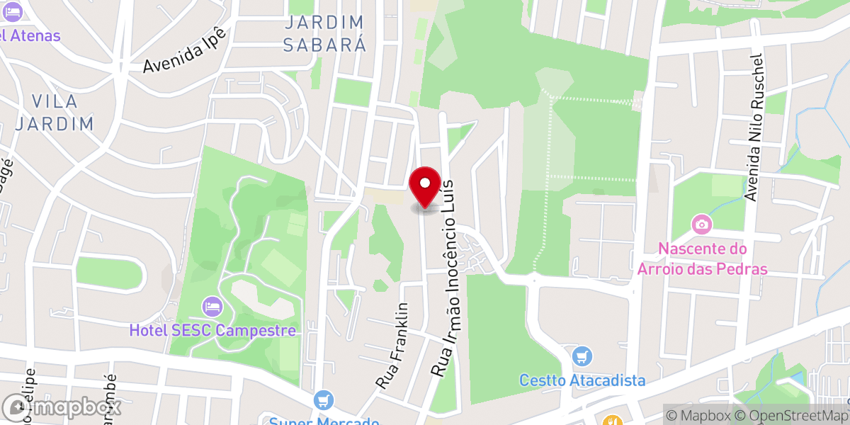 Map showing location of Igreja Evangélica Pentecostal O Senhor Deus É A Nossa Força