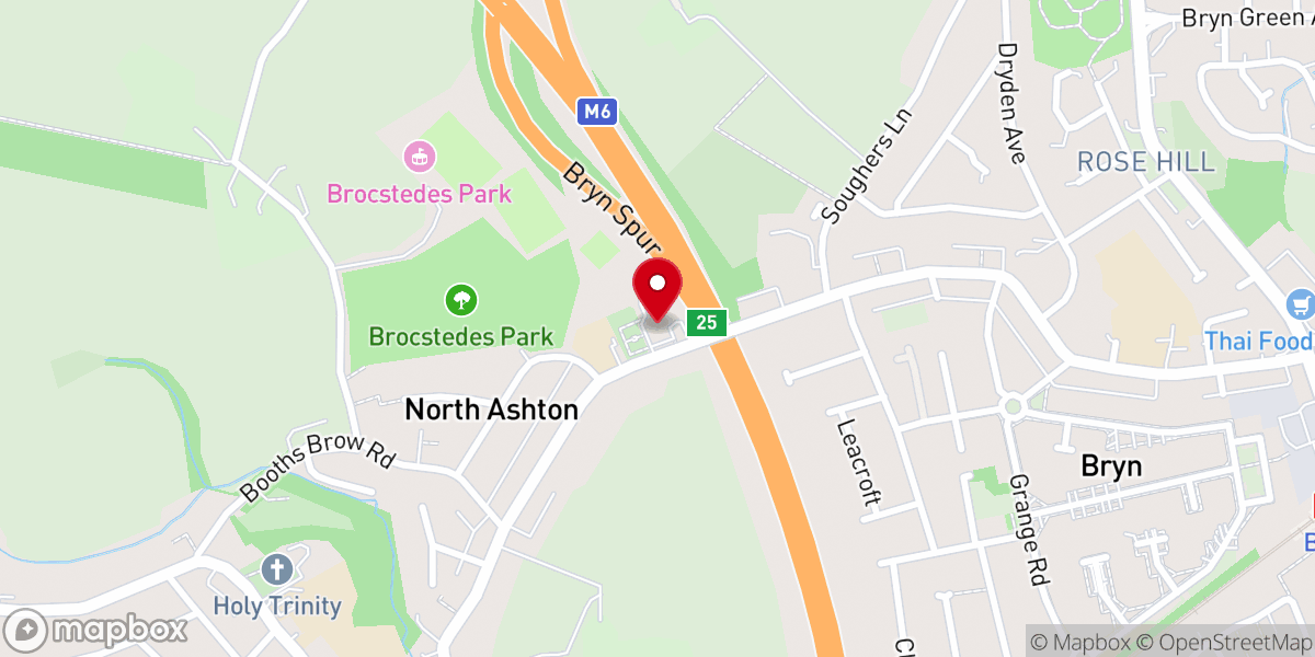 Map showing location of Our Lady Immaculate R C Church
