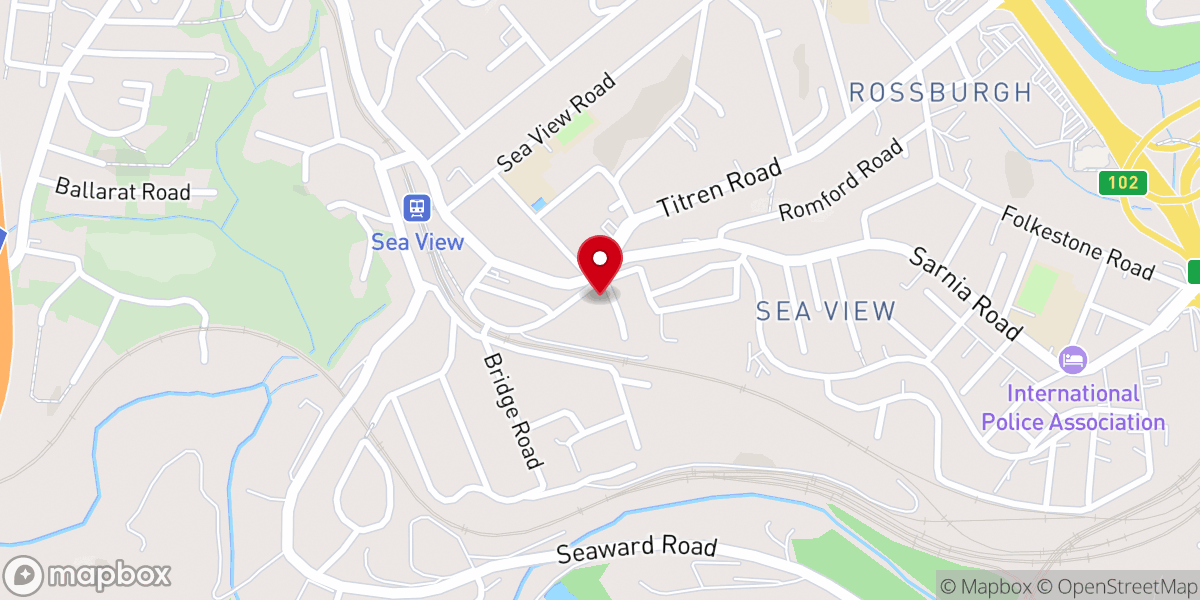 Map showing location of Revival & Mission Centre