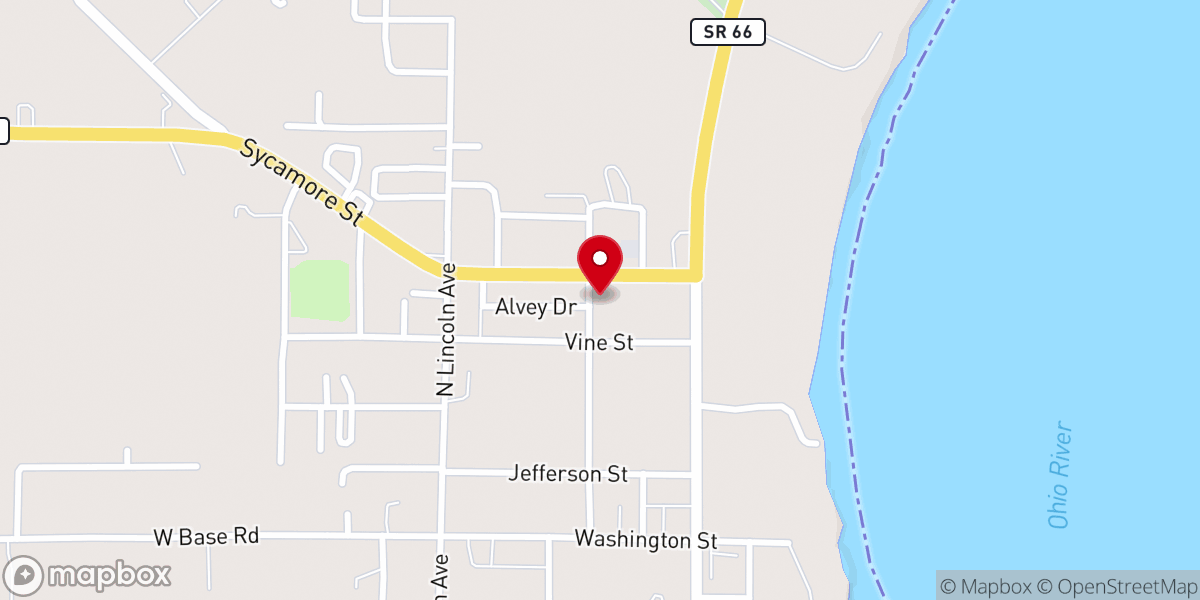 Map showing location of Rockport Church-The Nazarene