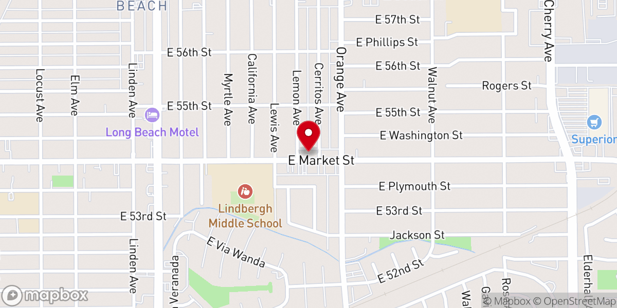 Map showing location of Holy Spirit Fellowship