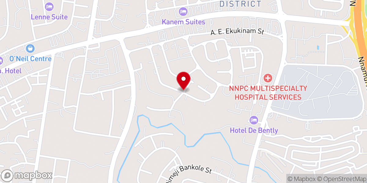 Map showing location of RCCG TLC Utako Abuja.